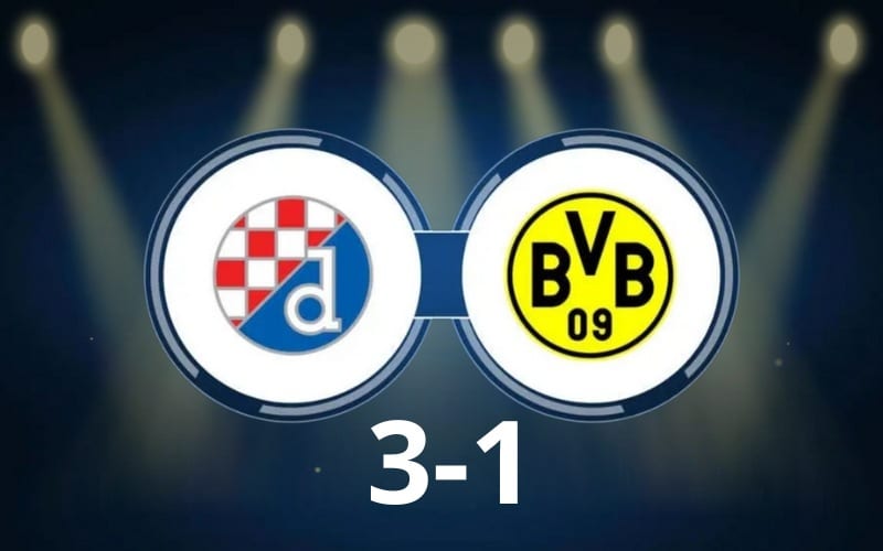 Dự đoán kết quả cuộc đối đầu giữa Dinamo Zagreb và Dortmund