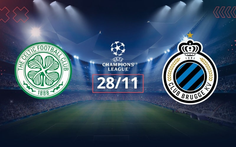 Celtic có lợi thế hơn Club Brugge trên bảng xếp hạng