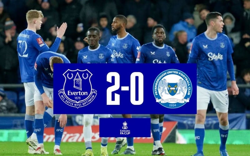 Highlight Everton vs Peterborough - Bất ngờ tại FA Cup
