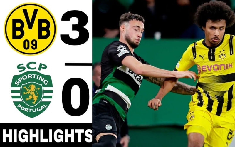 Sporting CP vs Dortmund - Cuộc chiến không khoan nhượng
