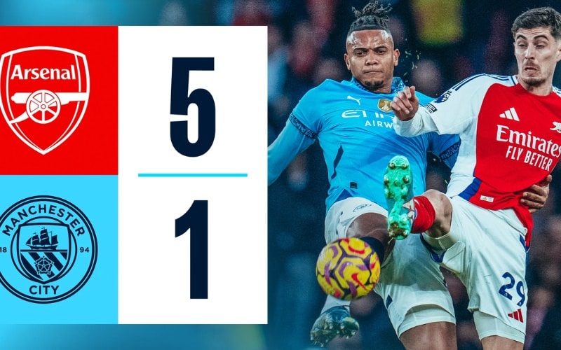 Arsenal vs Manchester City - Pháo thủ đã chơi một trận đấu hoàn hảo