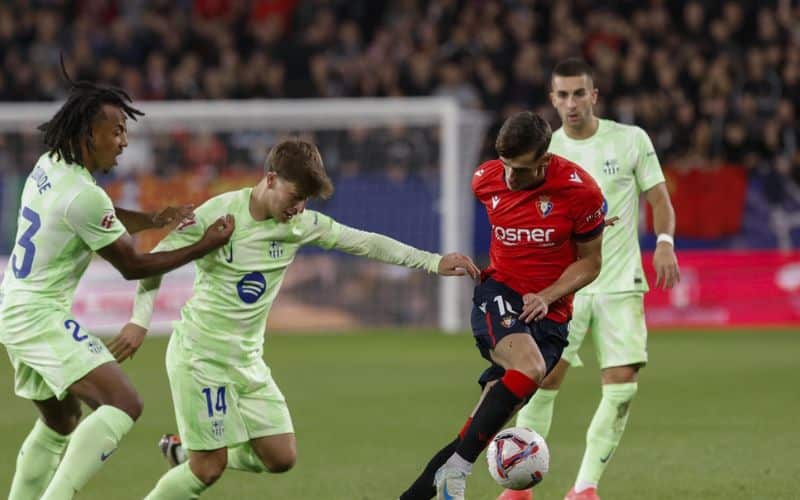 Nhận định trận đấu Barcelona vs Osasuna