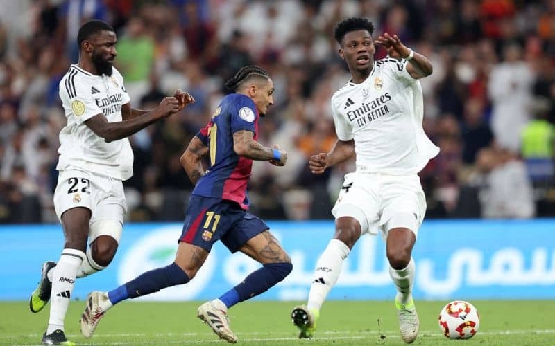 Chỉ số sức mạnh Barca vs Real Madrid